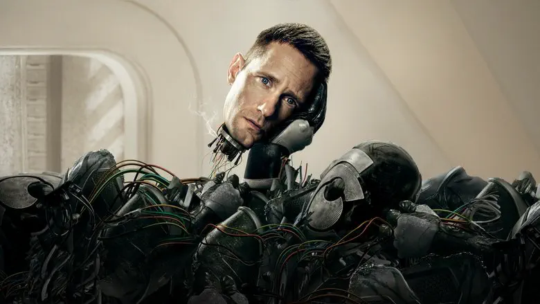 Image of scene from the film Murderbot