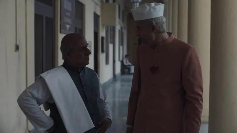 Image of scene from the film Freedom at Midnight