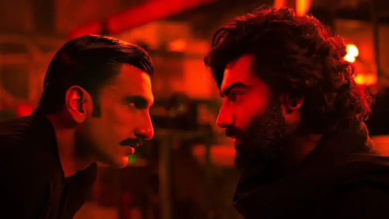 Image of scene from the film Singham Again