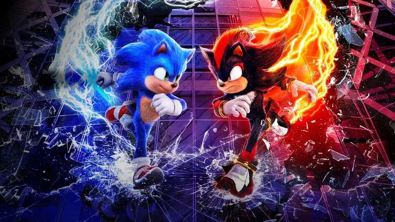 Image of scene from the film Sonic the Hedgehog 3