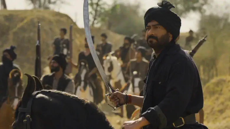 Image of scene from the film Azaad