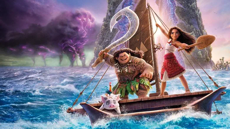 Image of scene from the film Moana 2