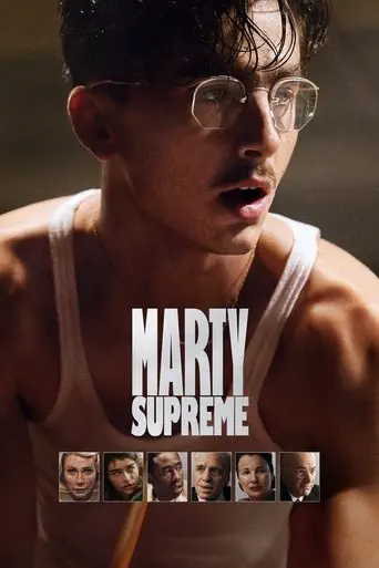 Poster of the film Marty Supreme