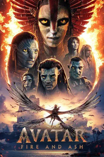 Poster of the film Avatar: Fire and Ash